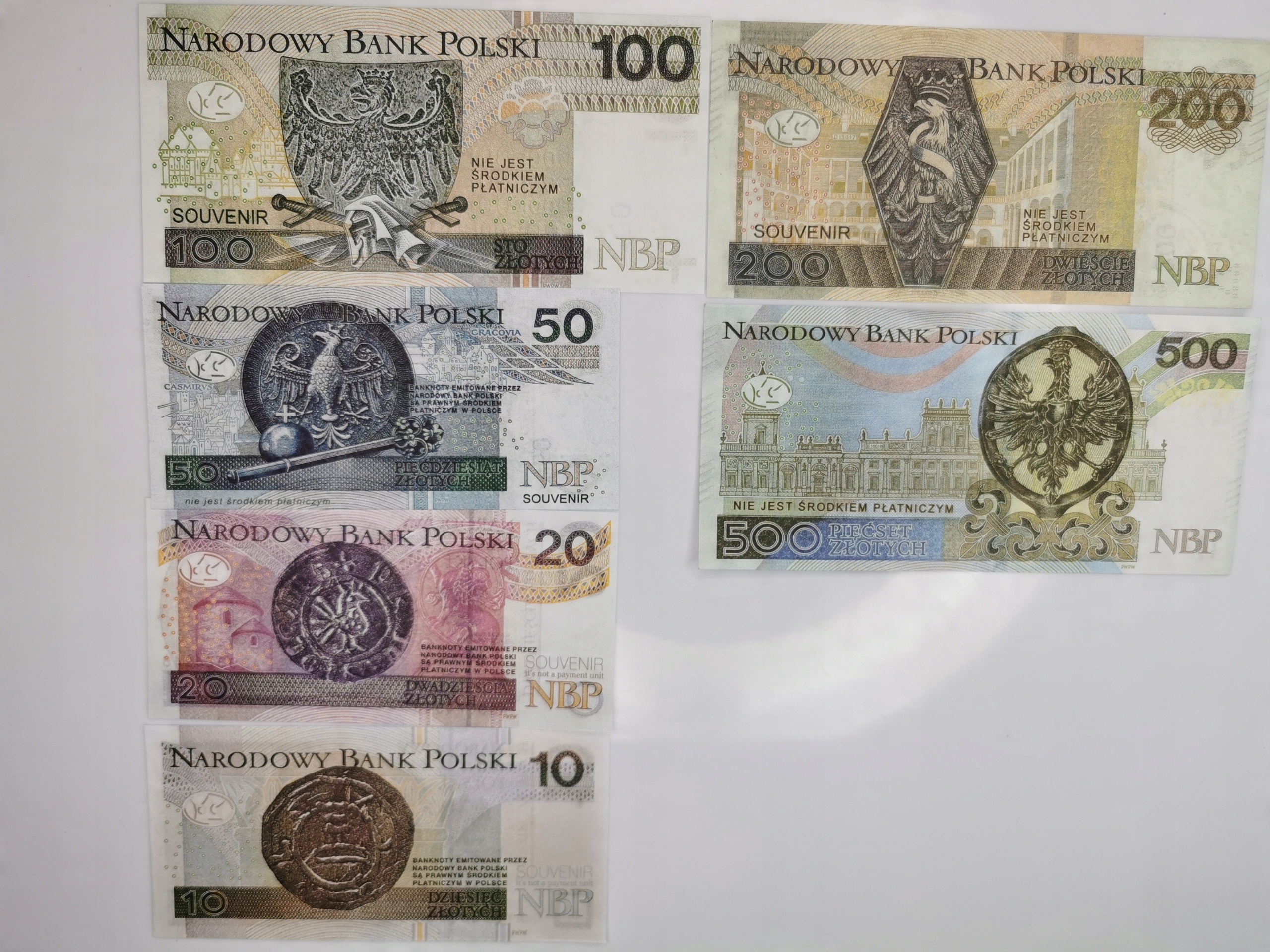 10-500zł po 10szt. banknoty do zabawy i nauki+GRATIS 2 42f501b267b5d4bec1d5b775c7c8bb41