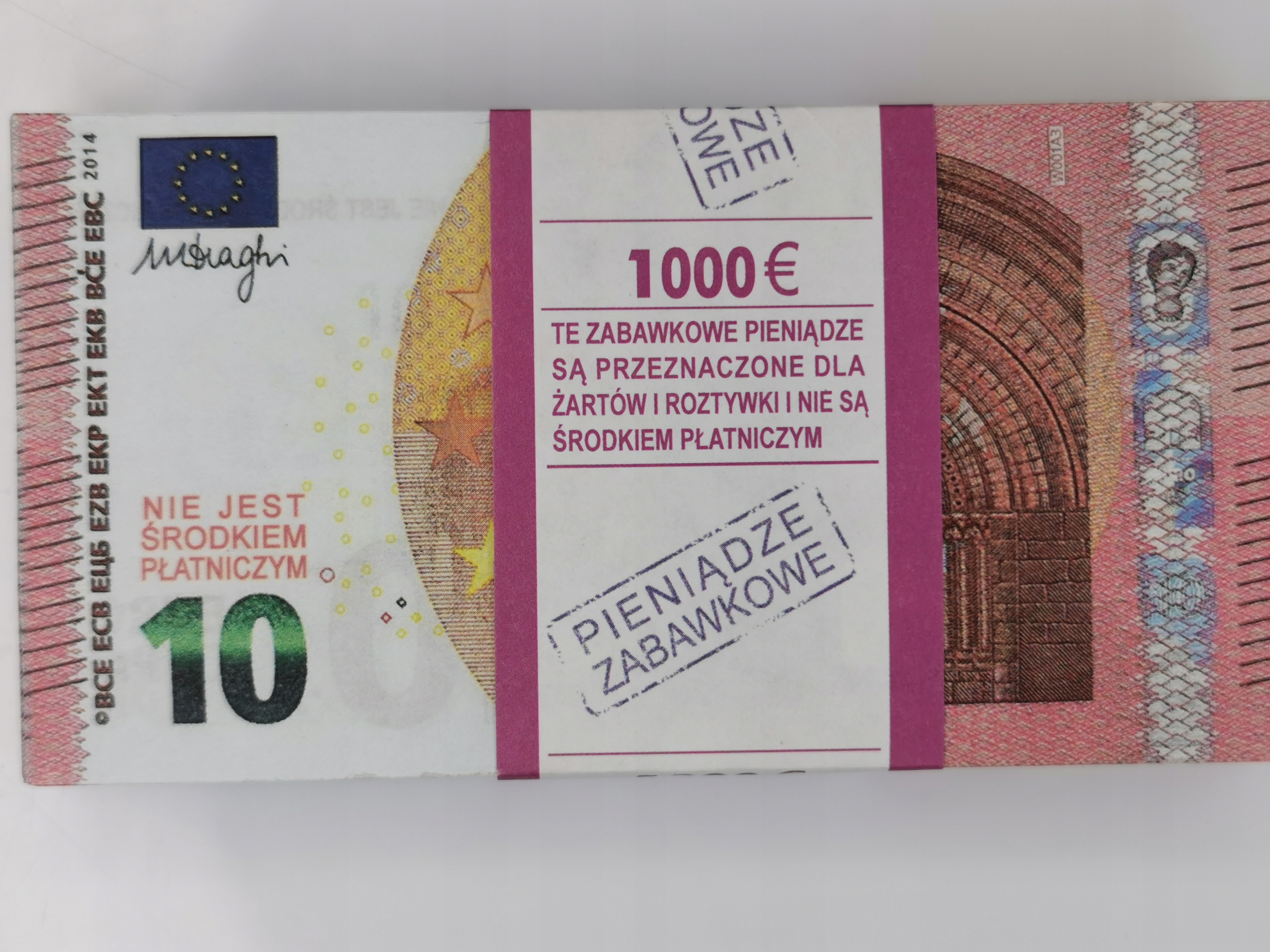10 EURO banknoty do zabawy i nauki plik 50szt 2 02573184d5d861a45f0096373f2210a0