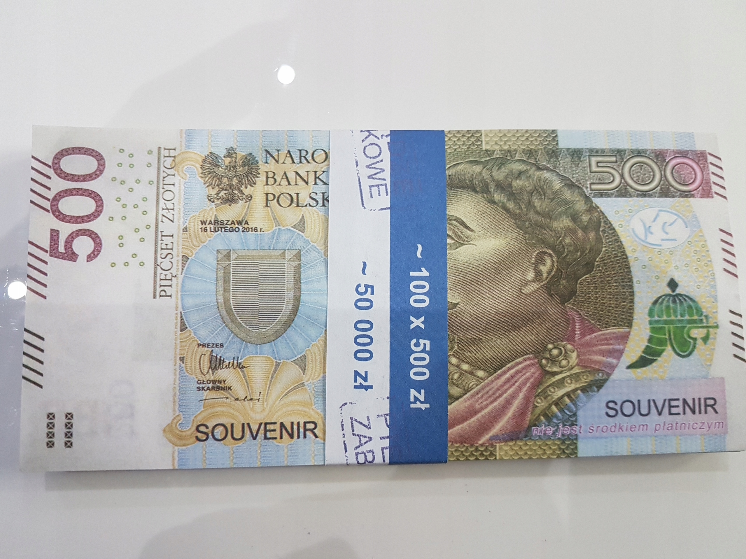 500złotych banknoty do zabawy i nauki plik 100szt+GRATIS 2 6b224342b75c8c6632d9a089717c5553