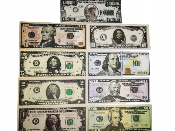 Zestaw dolarów USA do zabawy i nauki plik duży +GRATIS 4 eb53f3a4fa6adfbcc6d7125b84904ae2