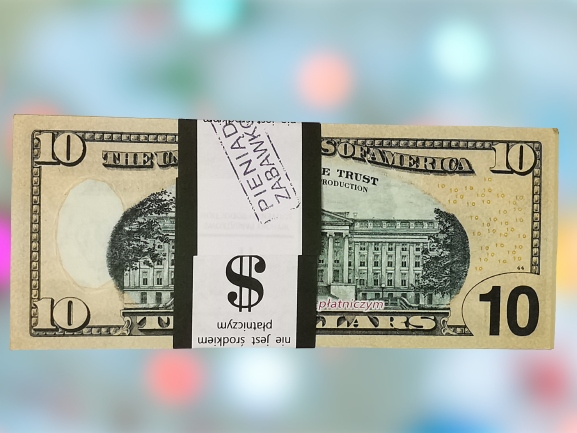 10dolarów USA banknot do zabawy i nauki plik100szt+GRATIS 4 639c646f470f3db7404ce2828d0c033b