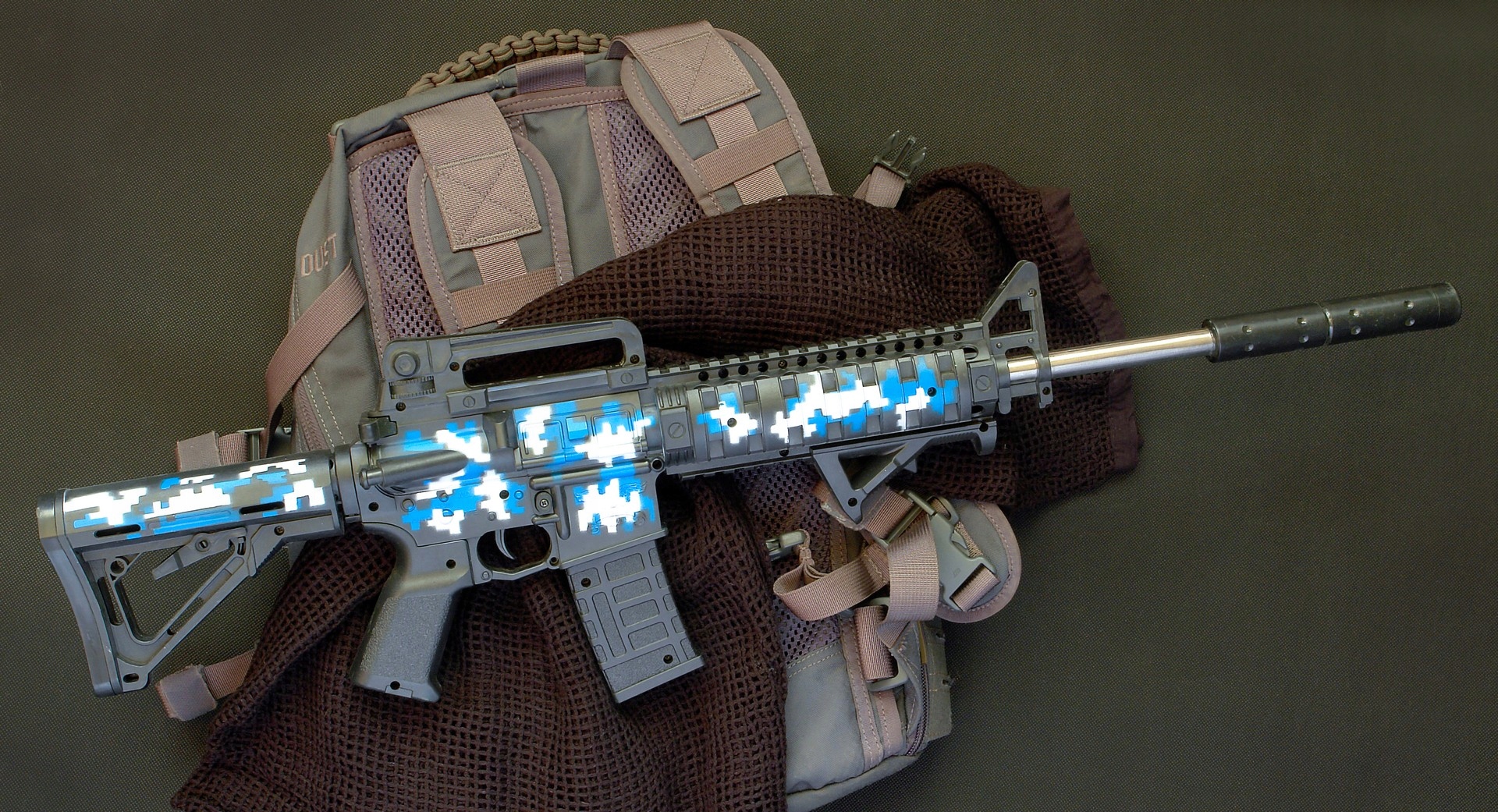 M4A1 Cyfra karabinek 6mm laser 2 536345807681b7dfd30045bdb69c7418