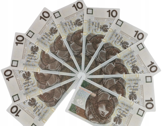 10złotych banknoty do zabawy i nauki plik 100szt+GRATIS 5 fc7deceb4d572e1aa1f704ad3fff5b31