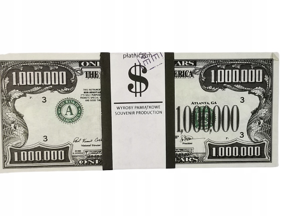Milion dolarów USA do zabawy i nauki plik100szt+GRATIS 1 42230c03a652fe9c1998a1be4ff7da9c